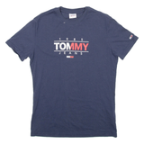 TOMMY HILFIGER 1985 Tommy Jeans Mens T-Shirt Blue XS