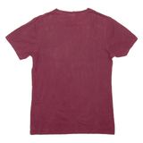 ELLESSE Mens T-Shirt Maroon XS