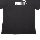 PUMA Womens T-Shirt Black UK 14