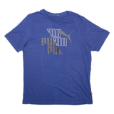 PUMA Mens T-Shirt Blue M
