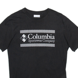 COLUMBIA Womens T-Shirt Black M
