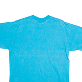 REEBOK Mens T-Shirt Blue L
