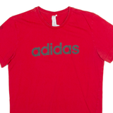 ADIDAS Mens T-Shirt Red S