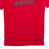 ADIDAS Mens T-Shirt Red S
