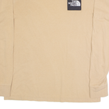 THE NORTH FACE Mens T-Shirt Brown Long Sleeve XS