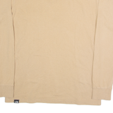 THE NORTH FACE Mens T-Shirt Brown Long Sleeve XS