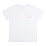 QUIKSILVER Sci-Fi Surf Fantasy Womens T-Shirt White M