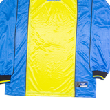 LEGEA Running Mens Jersey Blue Long Sleeve V-Neck XL