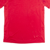 ADIDAS FC Bayern Munchen Mens Football Shirt Jersey Red V-Neck M