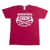 GILDAN Greenfield Crew Mens T-Shirt Red M