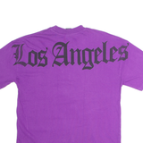BLACK SQUAD Los Angeles Mens T-Shirt Purple XS