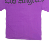 BLACK SQUAD Los Angeles Mens T-Shirt Purple XS