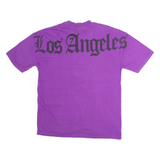 BLACK SQUAD Los Angeles Mens T-Shirt Purple XS
