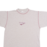 REEBOK Mens T-Shirt Beige S