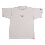 REEBOK Mens T-Shirt Beige S
