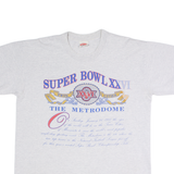 NUTMEG Super Bowl XXVI Mens T-Shirt Grey USA XL