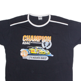 JAMES & NICHOLSON Champion ADAC Mens T-Shirt Black XL