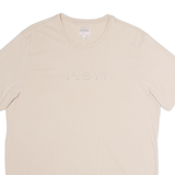 GUESS Mens T-Shirt Beige XL