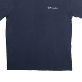 CHAMPION Mens T-Shirt Blue S