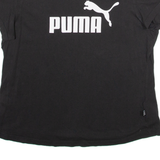 PUMA Womens T-Shirt Black UK 14