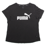 PUMA Womens T-Shirt Black UK 14