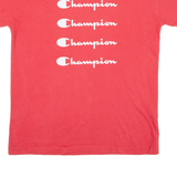 CHAMPION Mens T-Shirt Red S
