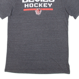 REEBOK Devils Hockey Mens T-Shirt Grey M