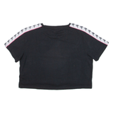 KAPPA Crop Womens T-Shirt Black M