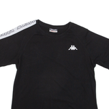 KAPPA Mens T-Shirt Black S