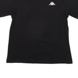 KAPPA Mens T-Shirt Black S
