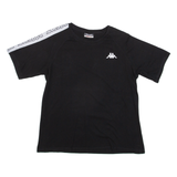 KAPPA Mens T-Shirt Black S