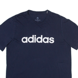 ADIDAS Mens T-Shirt Blue M