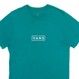 VANS Custom Fit Mens T-Shirt Green S
