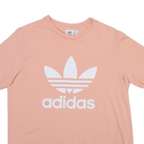 ADIDAS Womens T-Shirt Pink UK 10
