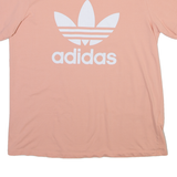 ADIDAS Womens T-Shirt Pink UK 10