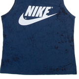 NIKE Womens Vest Blue Sleeveless M