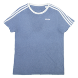 ADIDAS Mens T-Shirt Blue S