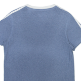 ADIDAS Mens T-Shirt Blue S