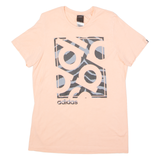 ADIDAS Mens T-Shirt Pink Crew Neck S