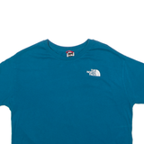 THE NORTH FACE Womens T-Shirt Blue Crew Neck M