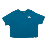 THE NORTH FACE Womens T-Shirt Blue Crew Neck M