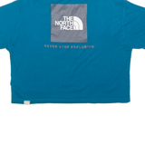 THE NORTH FACE Womens T-Shirt Blue Crew Neck M