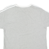 ADIDAS Womens T-Shirt Grey Crew Neck M