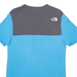 THE NORTH FACE Mens T-Shirt Blue Crew Neck S