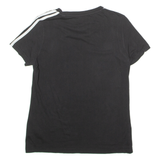 ADIDAS Womens T-Shirt Black Crew Neck M