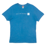 THE NORTH FACE Mens T-Shirt Blue Crew Neck S