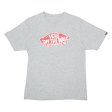 VANS Classic Fit Womens T-Shirt Grey Crew Neck M