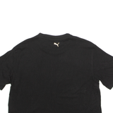 PUMA Womens T-Shirt Black Crew Neck L