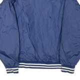 Mens Bomber Jacket Blue Nylon XL