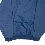 STARTER Jets Basketball Mens Pullover Jacket Blue Nylon XL